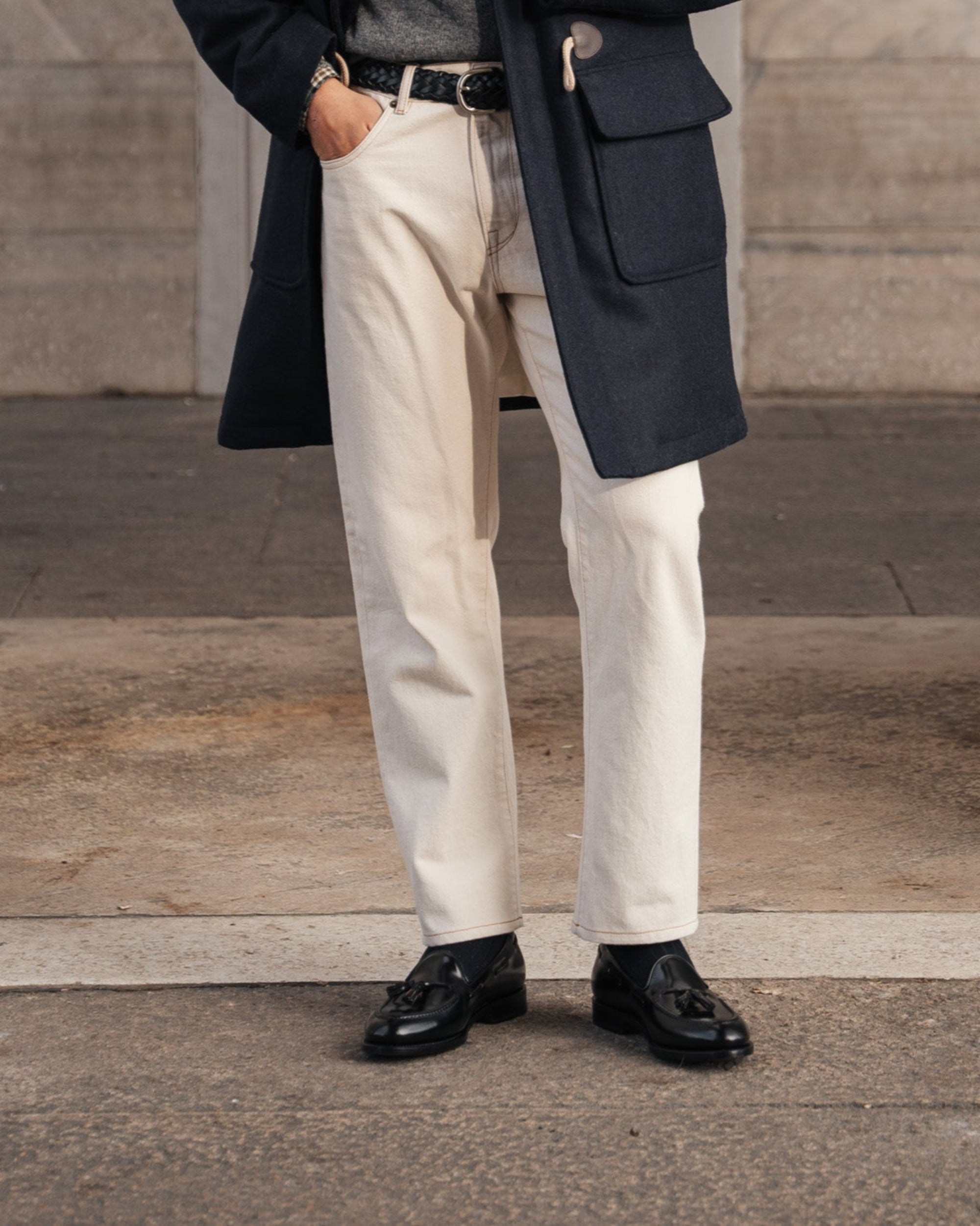 Vellano Halverton Black Tassel Loafers in Smooth Leather