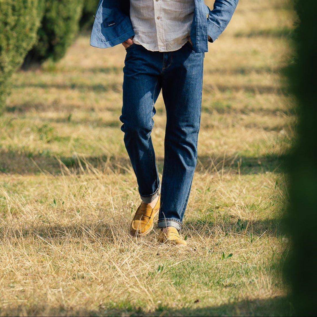 Vellano Beige Suede Loafers