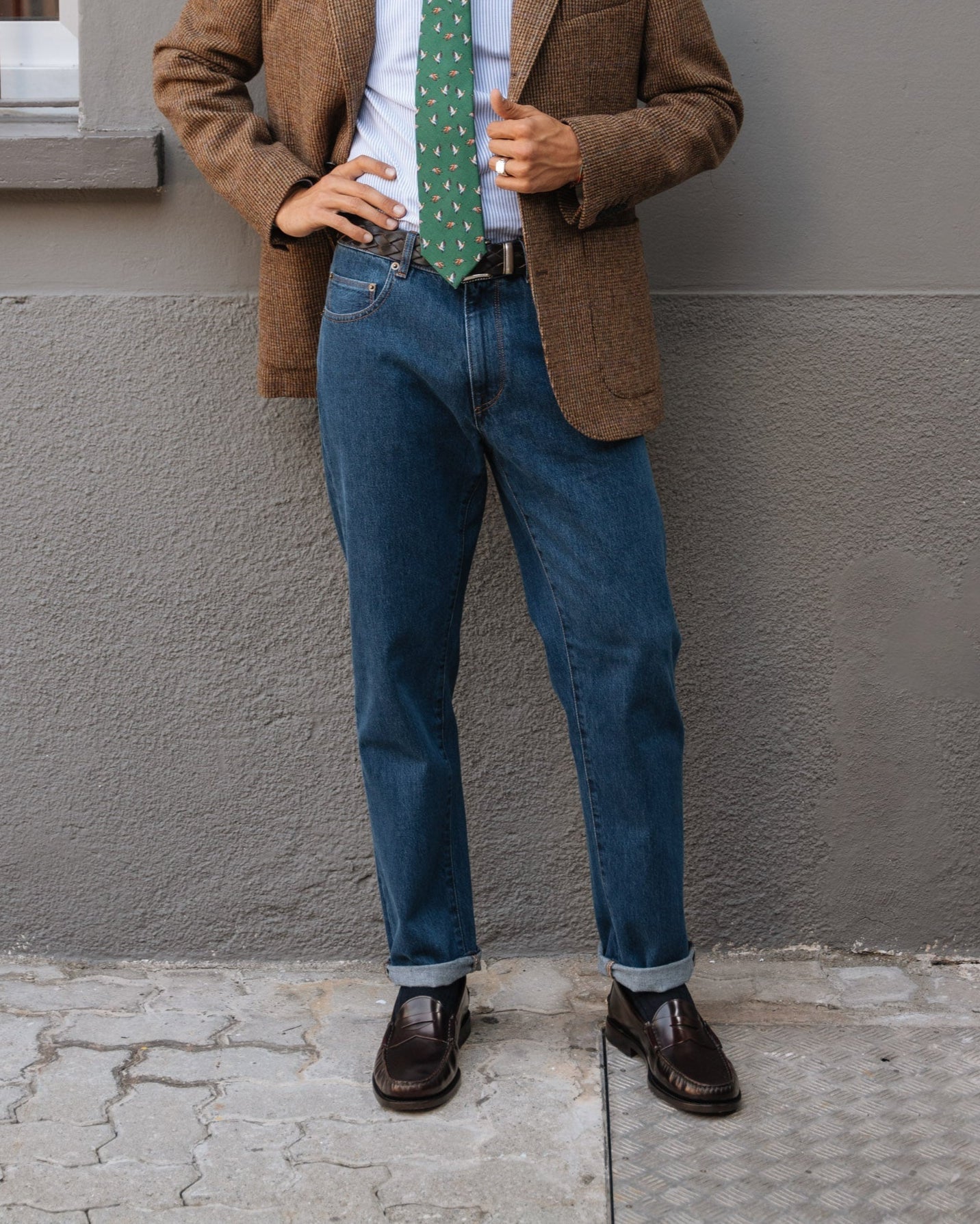 Vellano Burgundy Penny Loafers