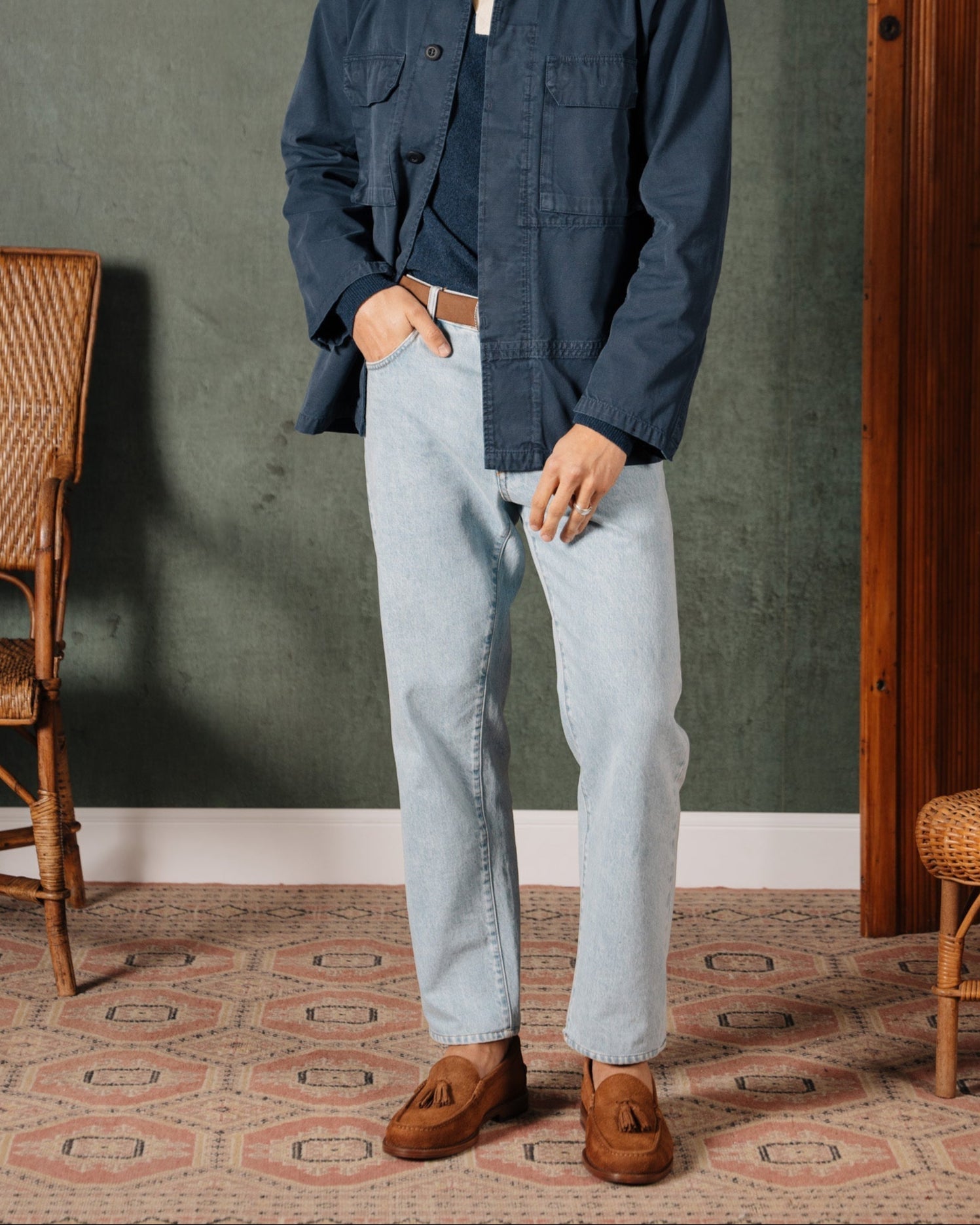 Vellano Marusee Tobacco Suede Loafers