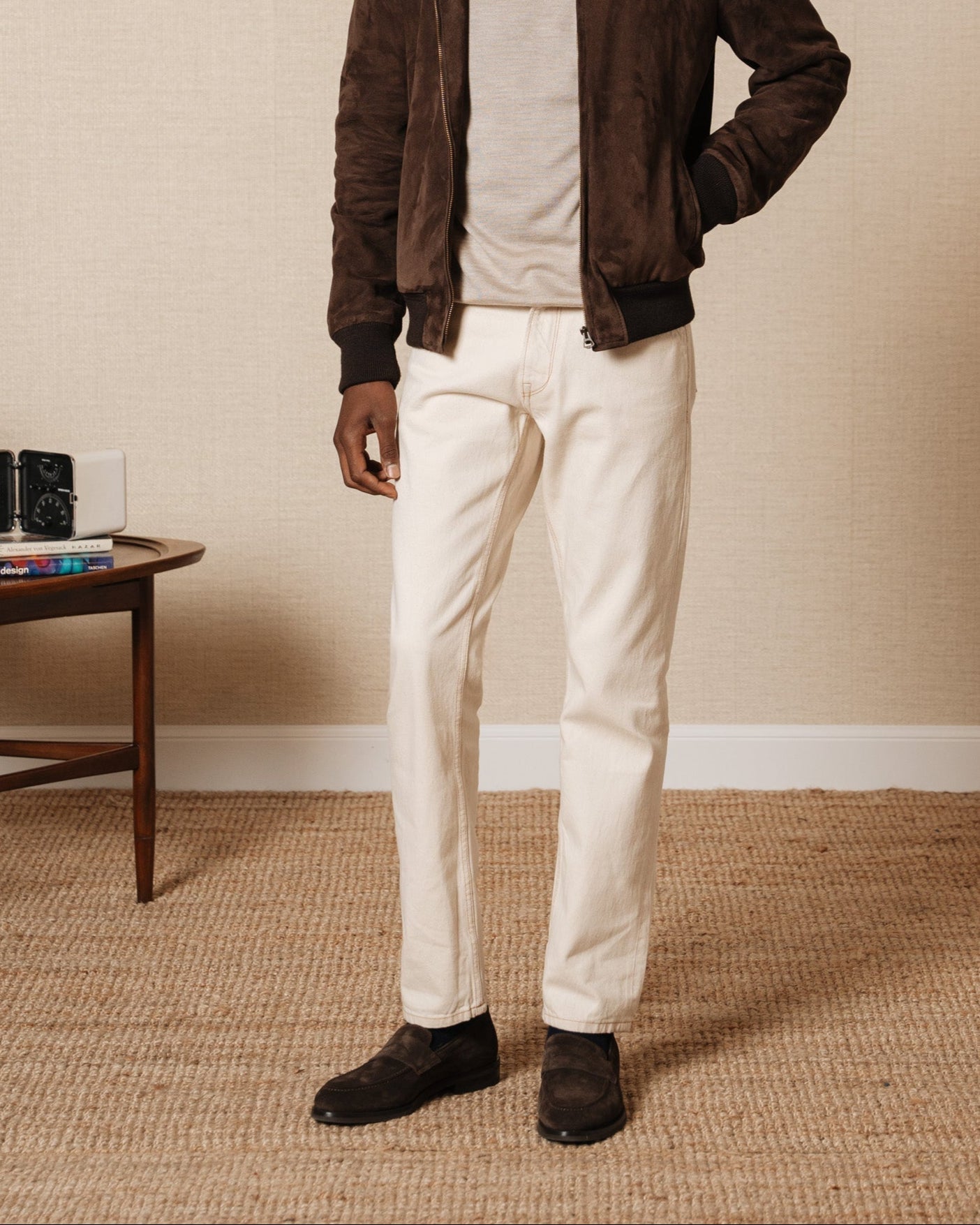 Vellano Harrowmere Tapered Dark Brown Suede Loafers
