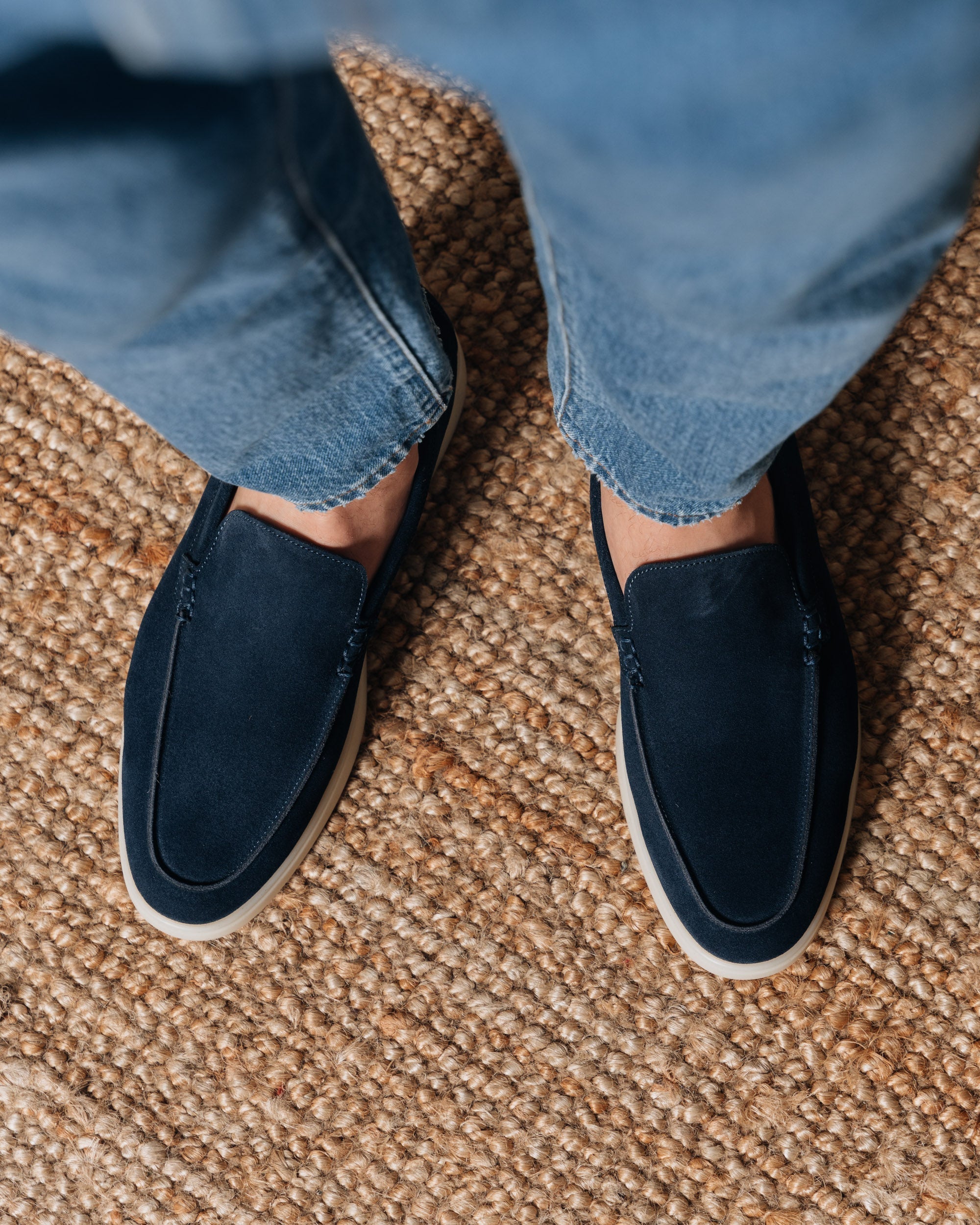 Vellano Calbridge Suede Loafers in Blue