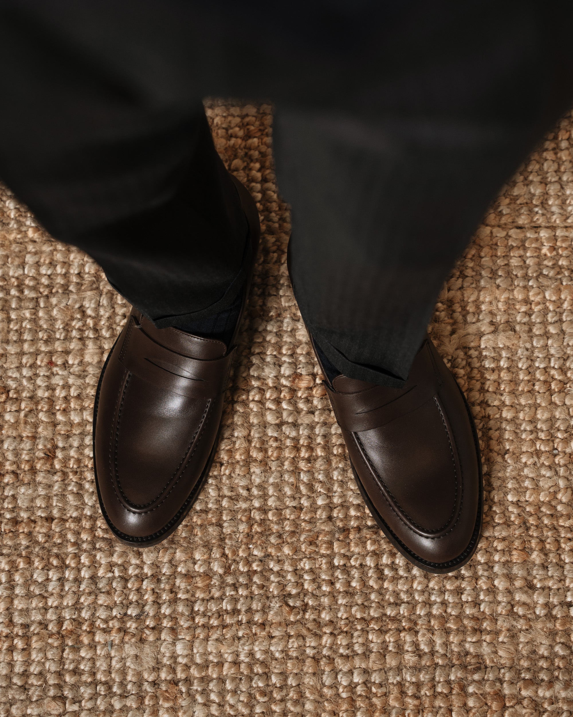 Vellano Harrowmere Tapered Dark Brown Loafers