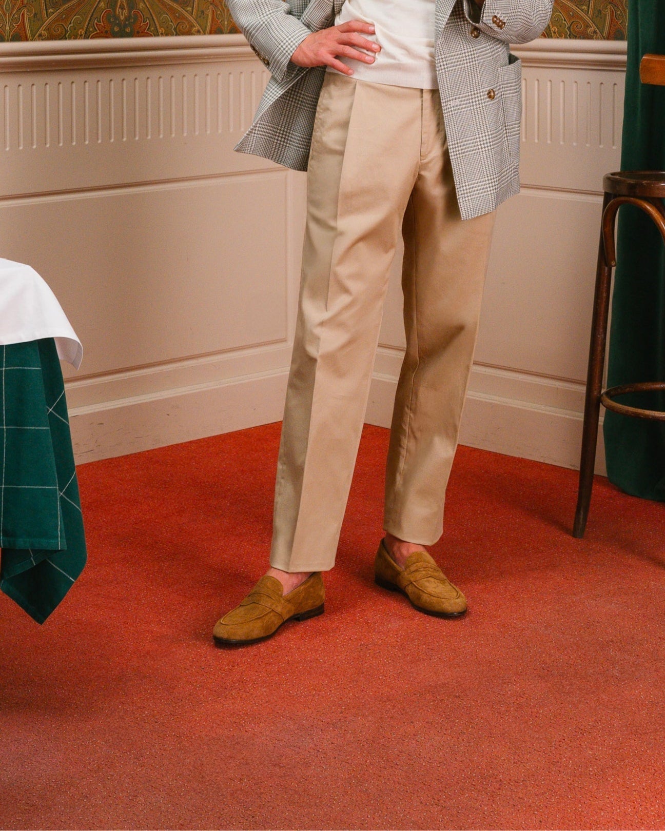 Vellano Gabellee Tobacco Suede Loafers
