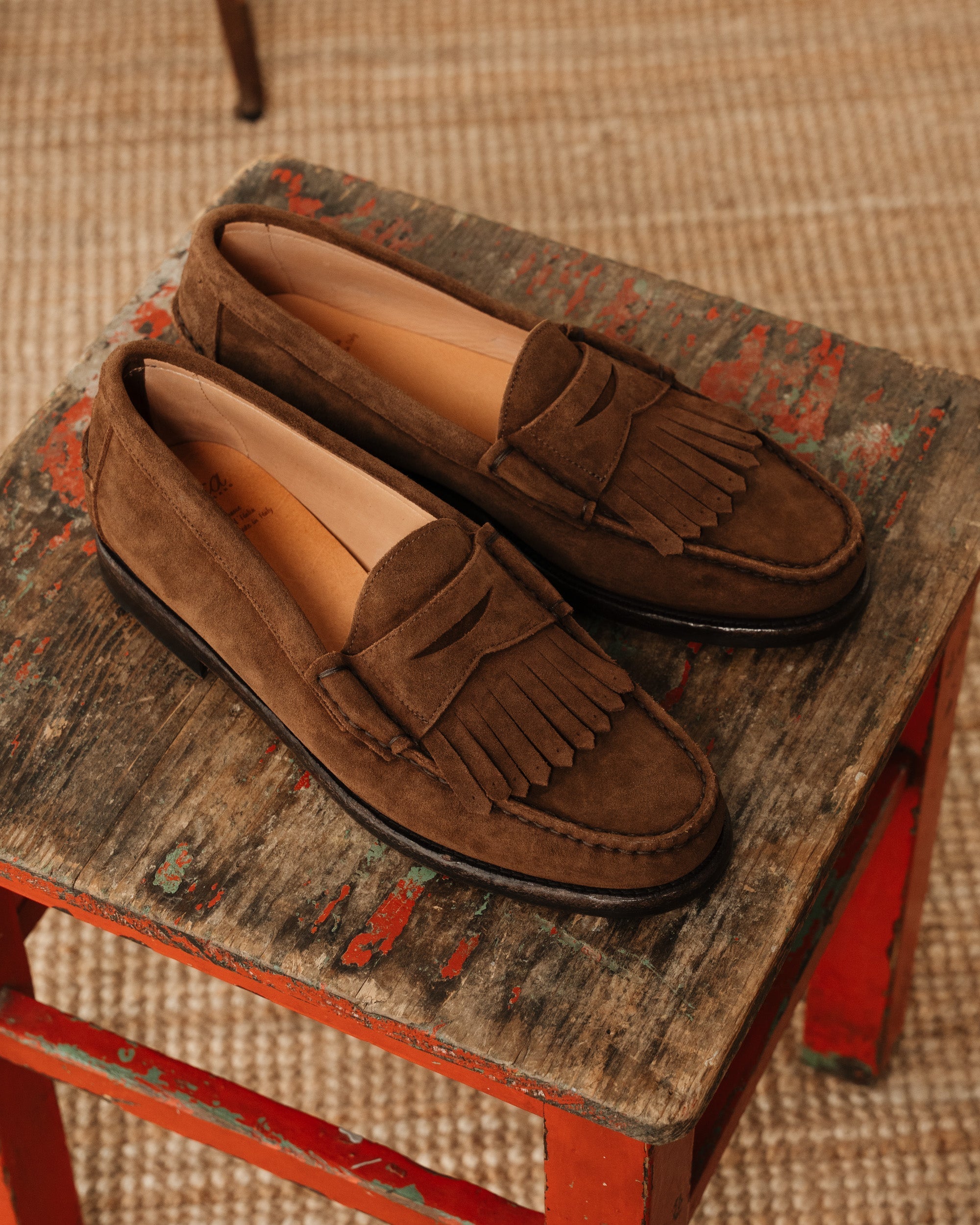 Vellano Tobacco Brown Penny Loafers