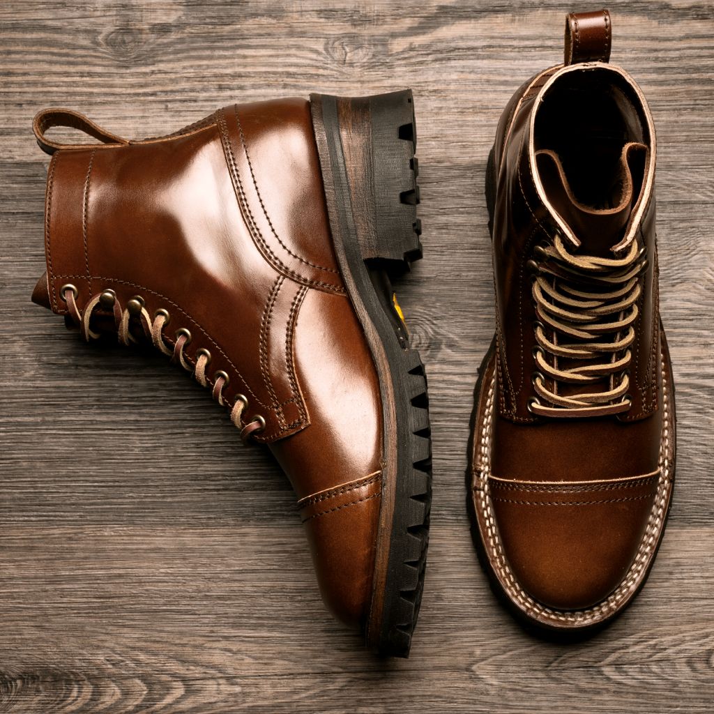 Vellano Outlander Goodyear Welt Service Boot – Mocha Brown