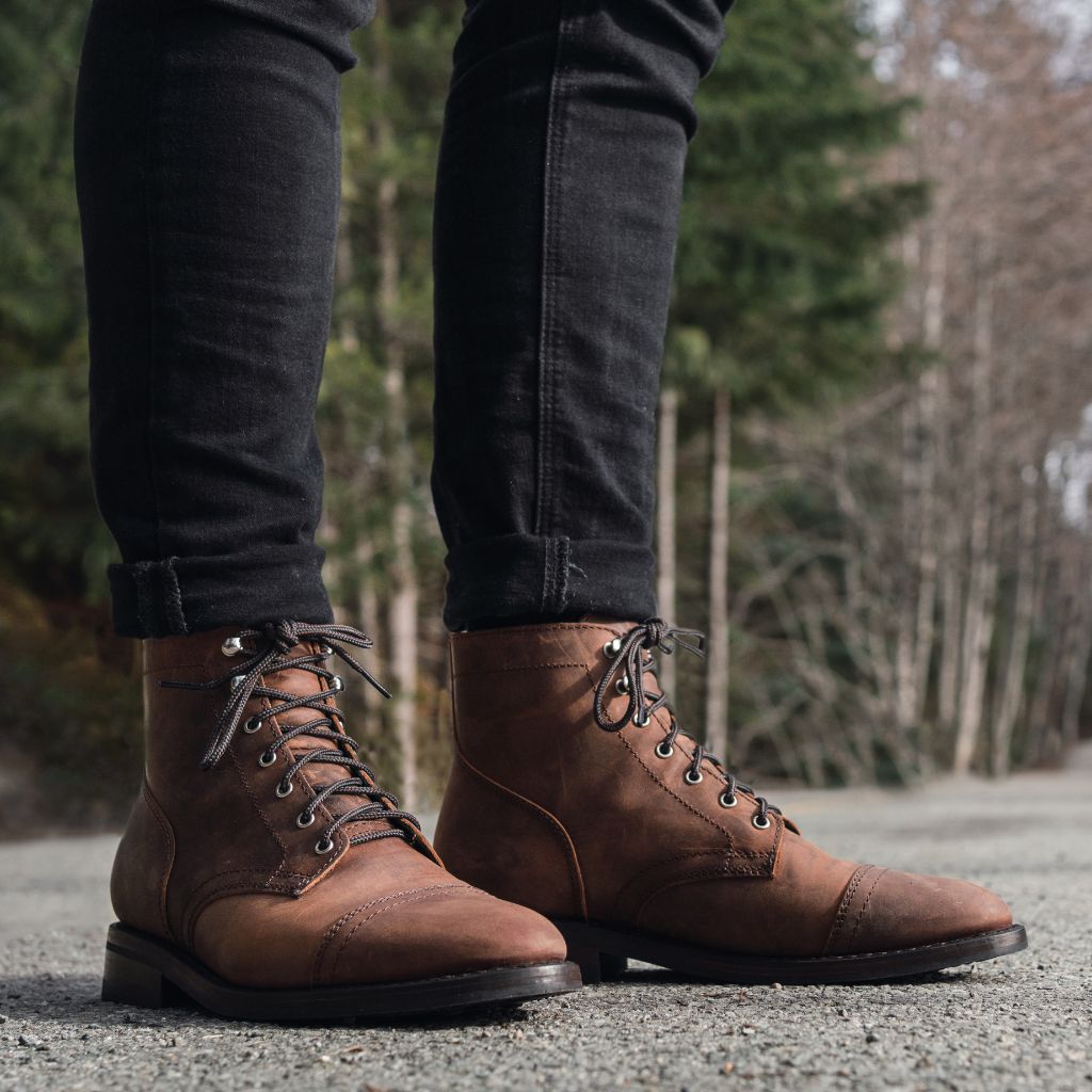 Vellano Frontier Goodyear Welt Lace-Up Leather Boot – Adobe Brown