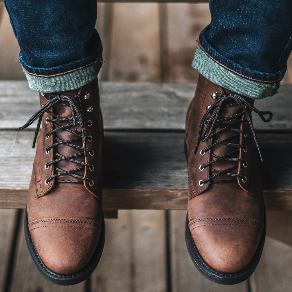 Vellano Frontier Goodyear Welt Lace-Up Leather Boot – Adobe Brown