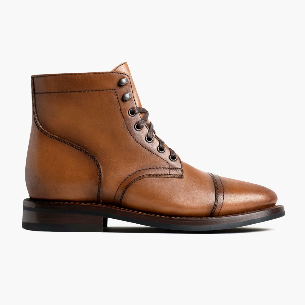 Vellano Frontier Goodyear Welt Lace-Up Leather Boot – Toffee Brown
