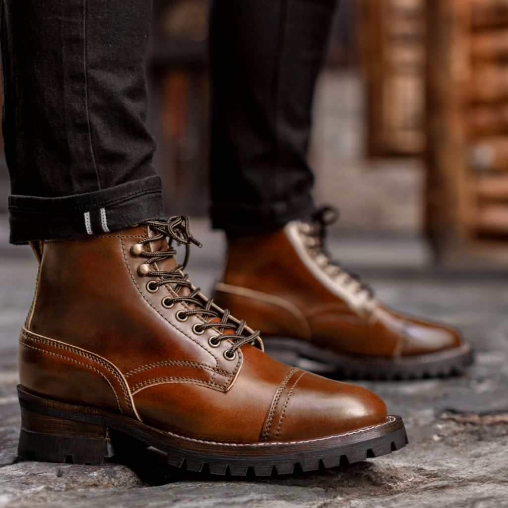 Vellano Outlander Goodyear Welt Service Boot – Mocha Brown