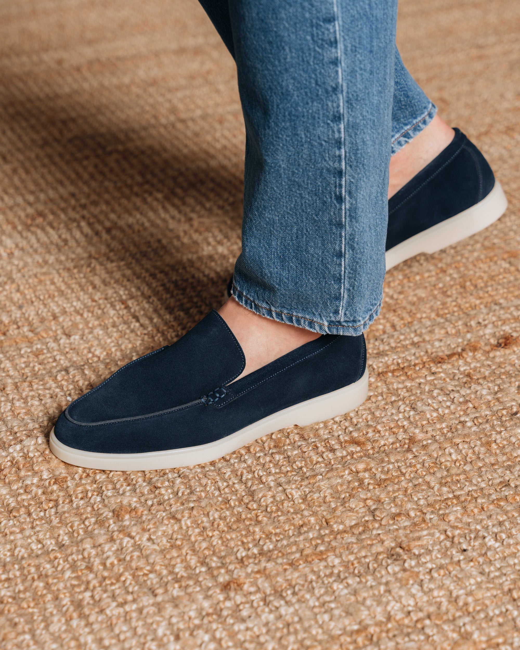 Vellano Calbridge Suede Loafers in Blue