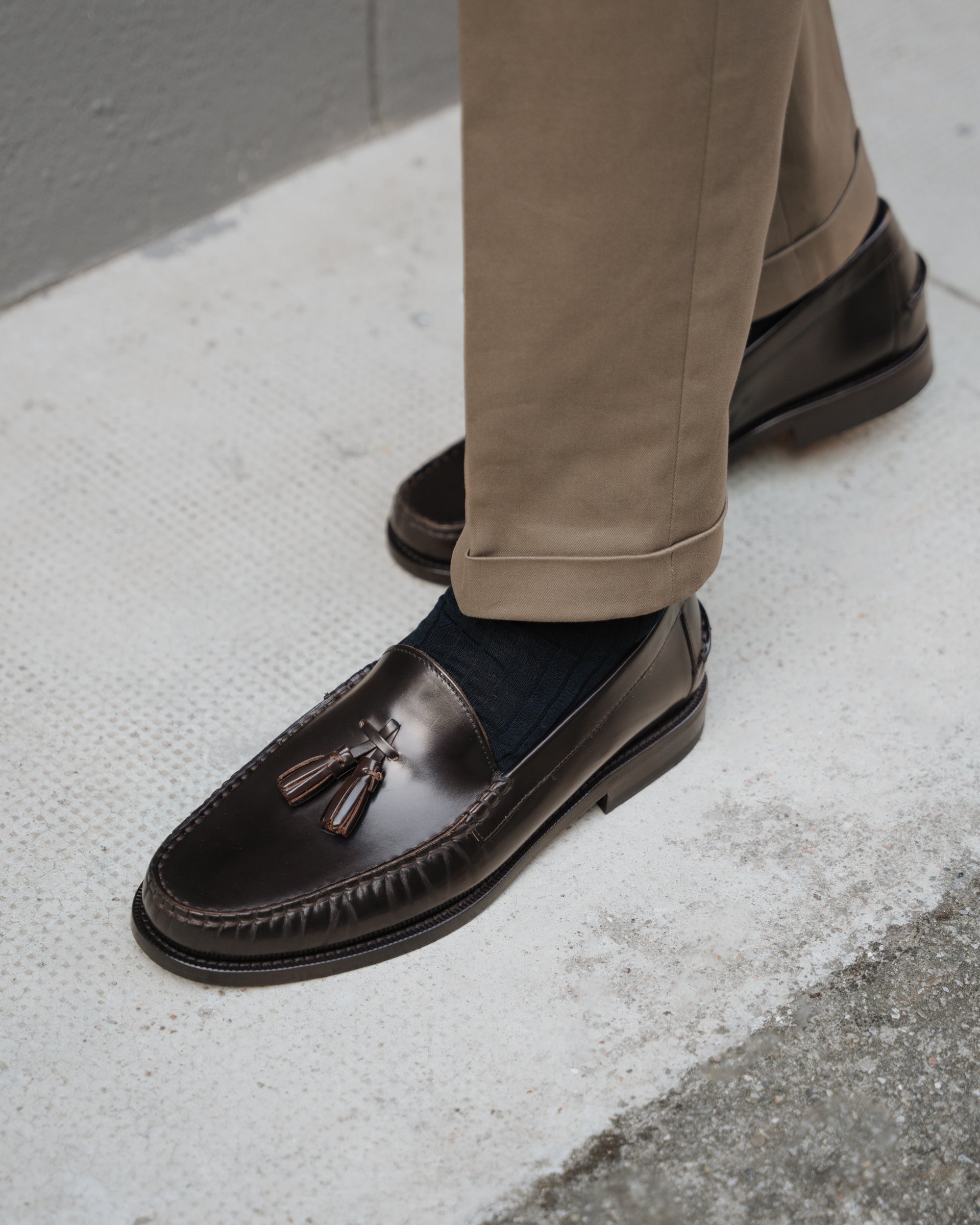 Vellano Marusee Dark Brown Leather Loafers