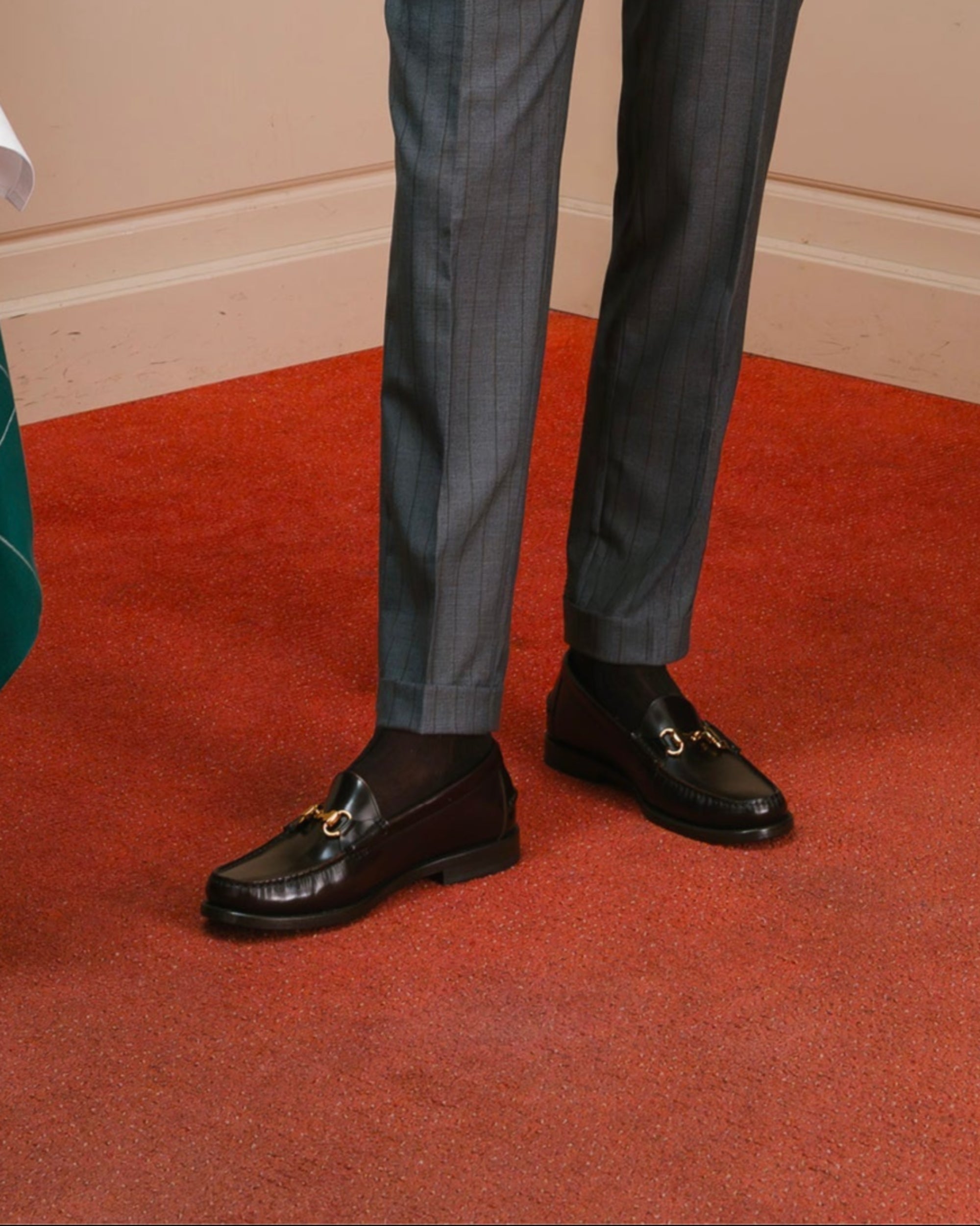 Vellano Raiser Black Leather Loafers