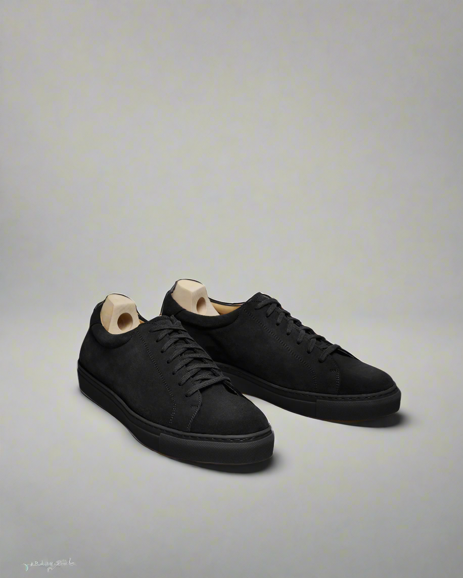 Vellano Oaxen Black Suede Sneaker