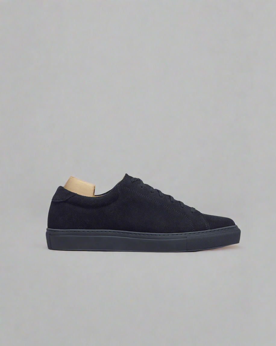 Vellano Oaxen Monochrome Navy Suede Sneakers