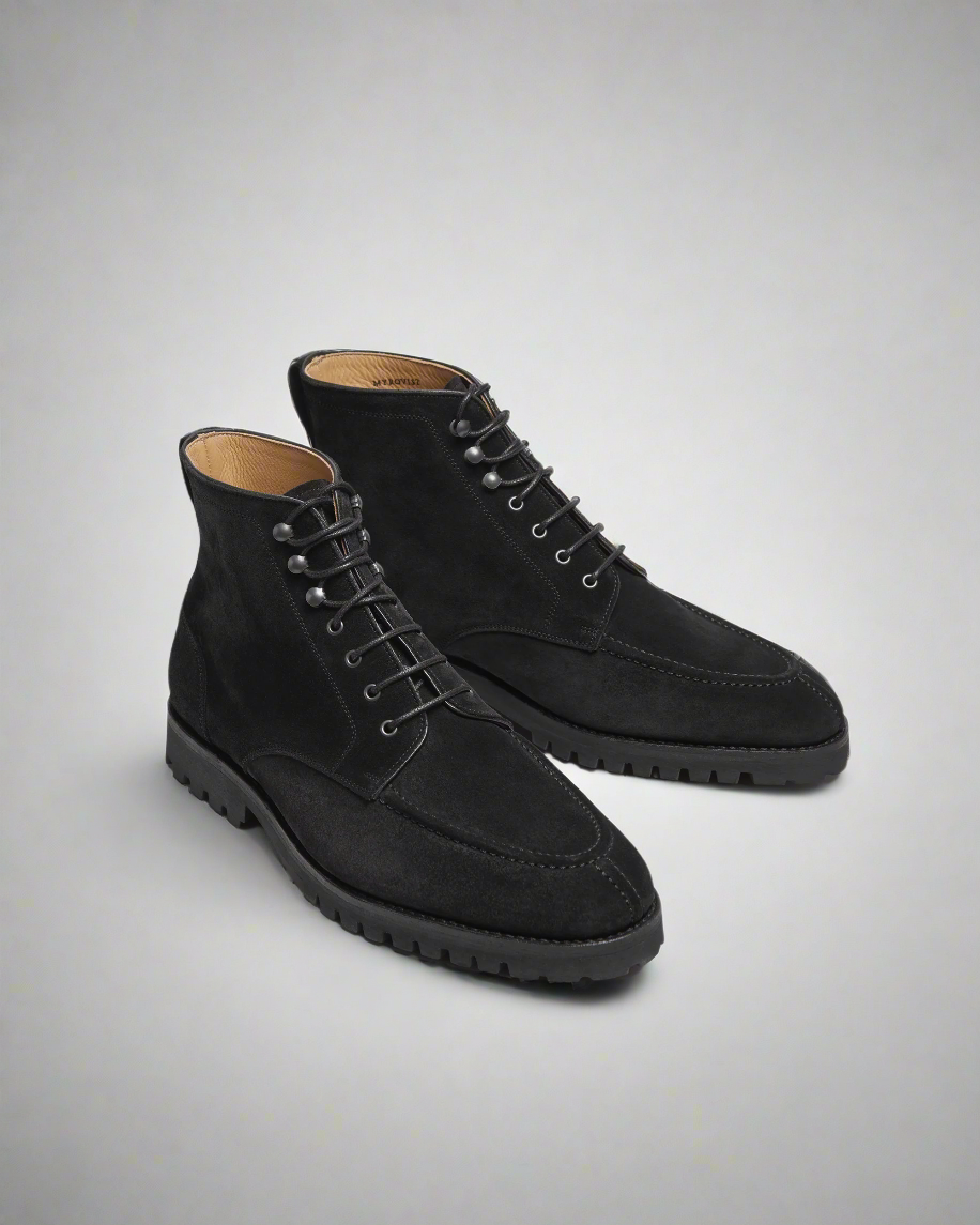 Vellano Gothem Black Suede Jumper Boot