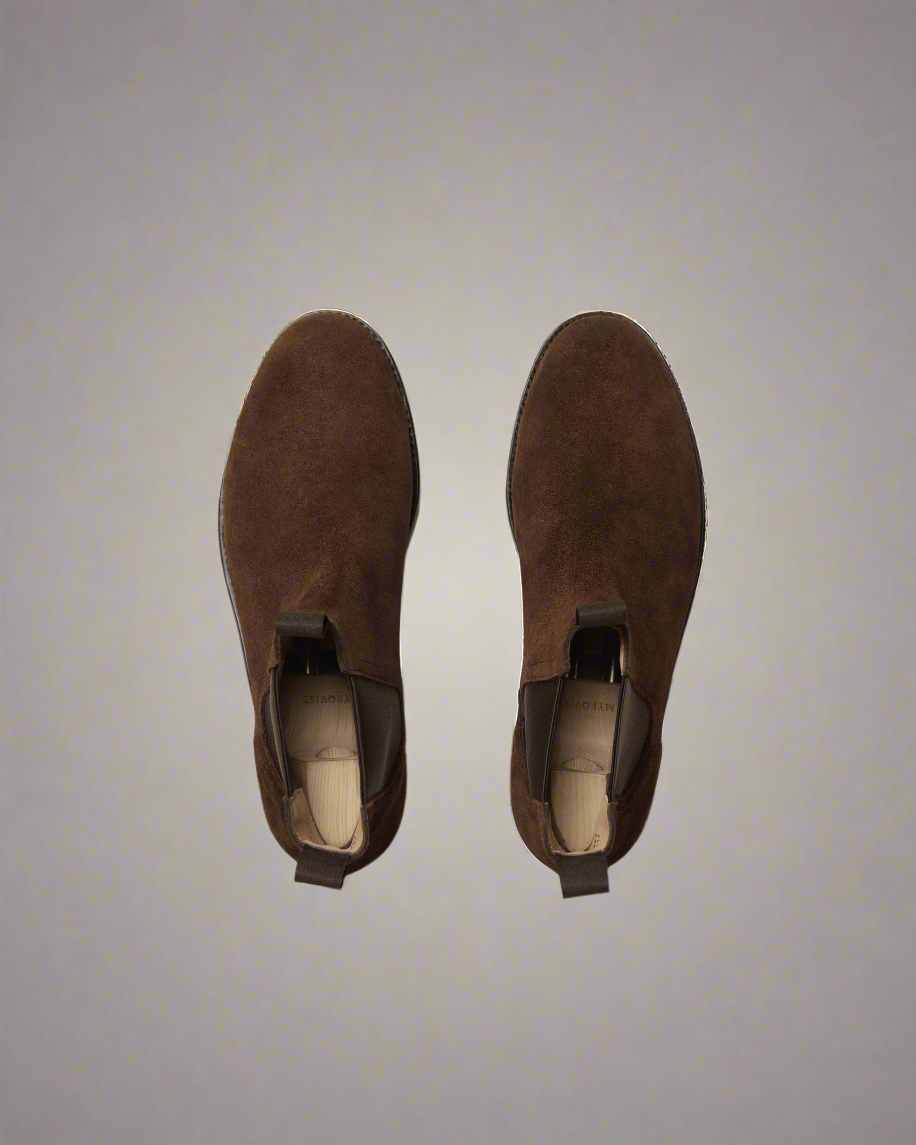 Vellano Elfvik Dark Brown Suede Boots