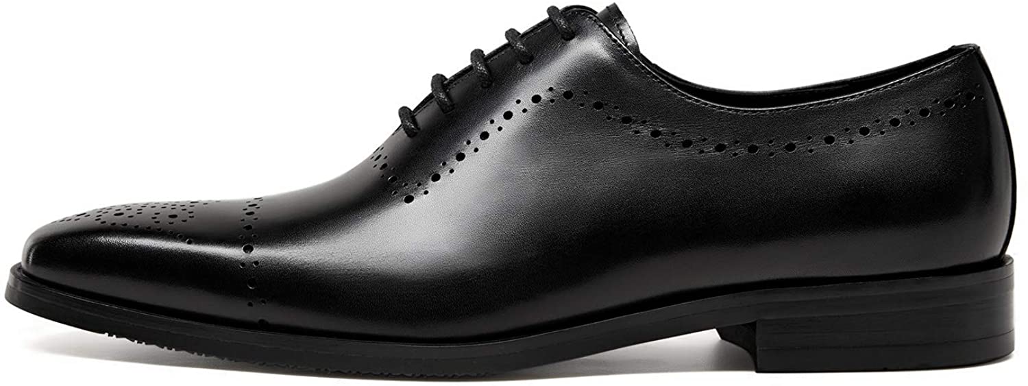 Vellano Allen Royal Black Brogue Derby Shoe