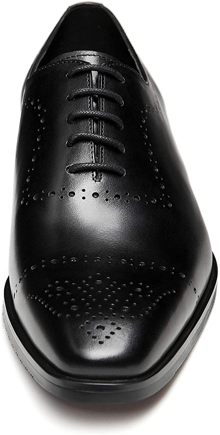 Vellano Allen Royal Black Brogue Derby Shoe