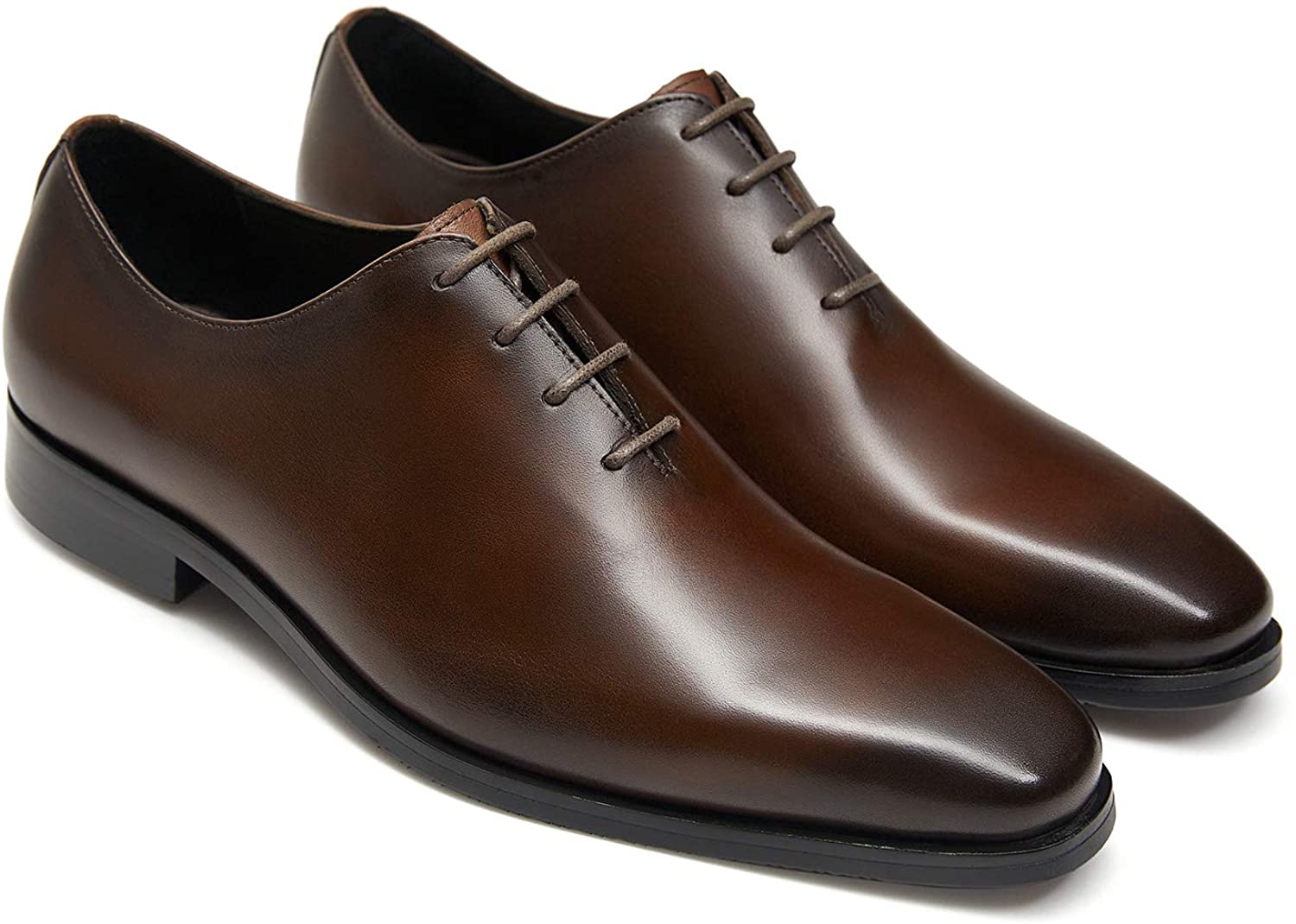 Vellano Luxury Brown Wholecut Derby Shoe