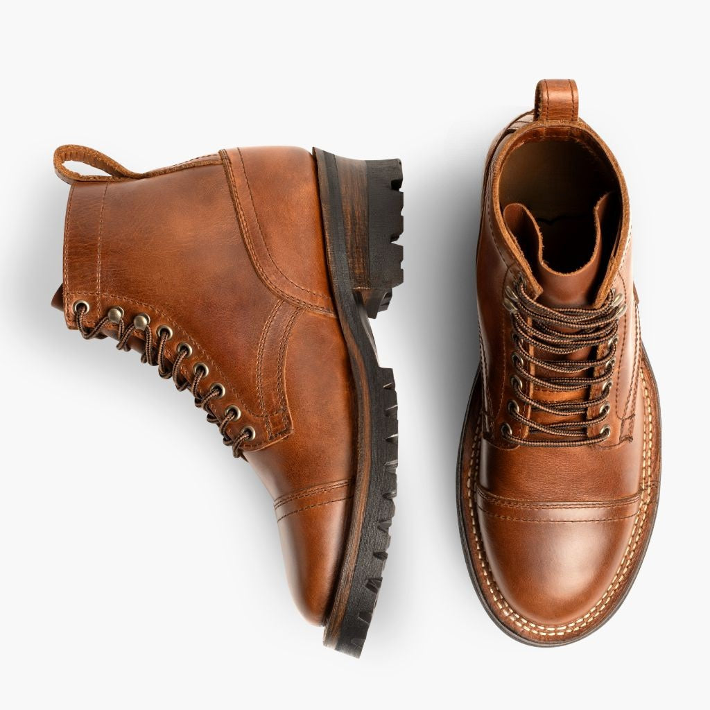 Vellano Outlander Goodyear Welt Service Boot – Harvest Brown