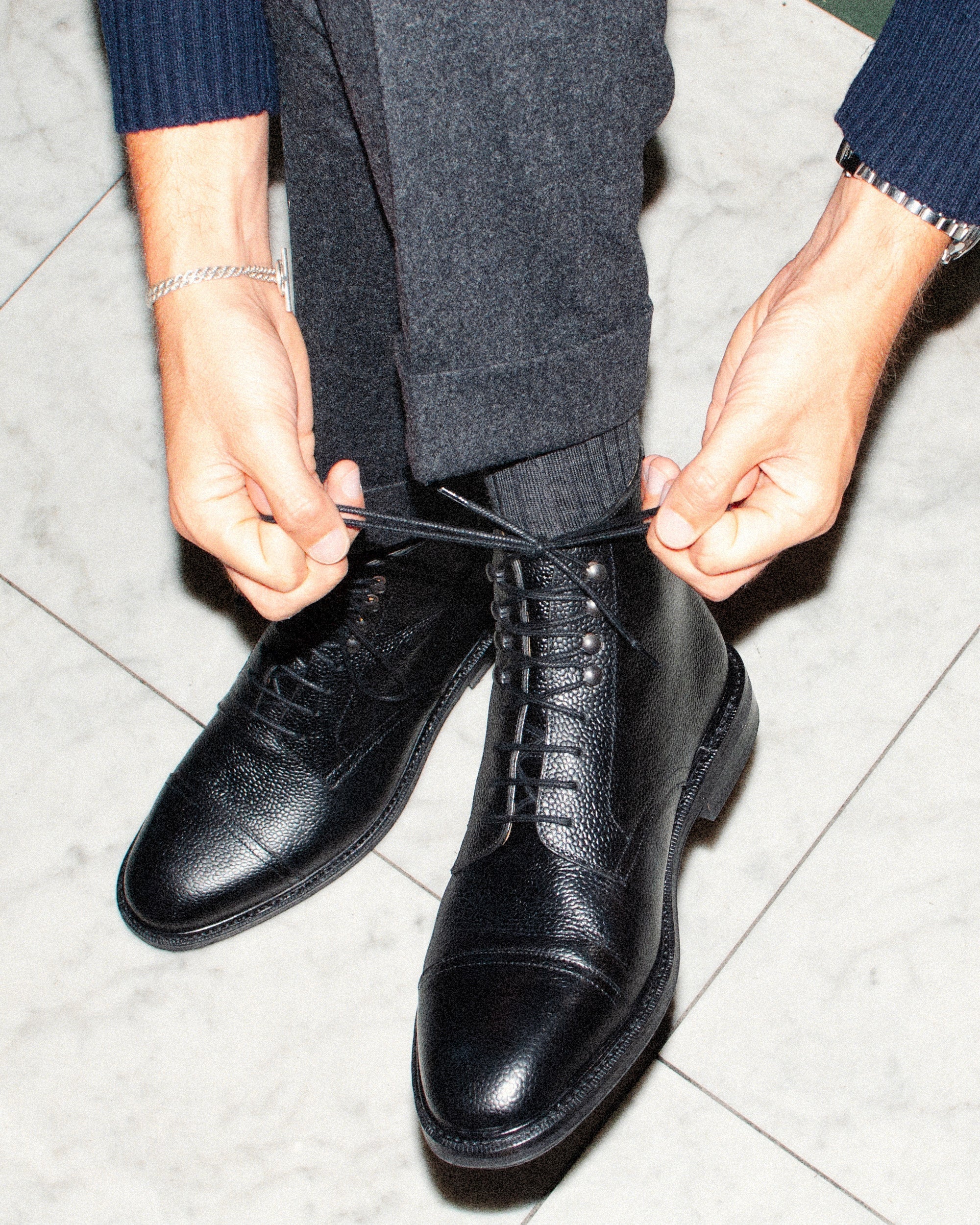 Vellano Asinki Black Milled Jumper Boot