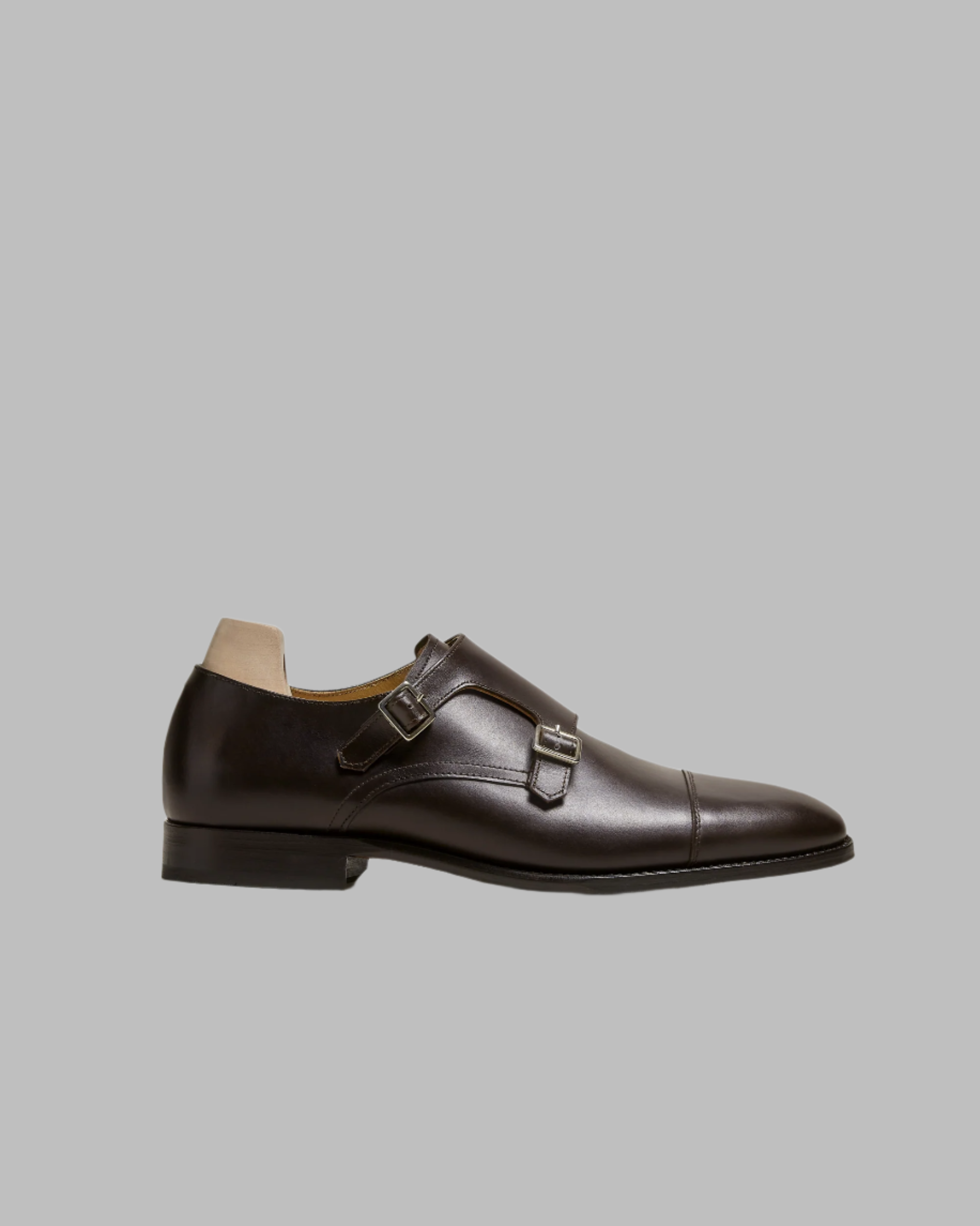 Vellano Alsten Brown Leather Monk Strap