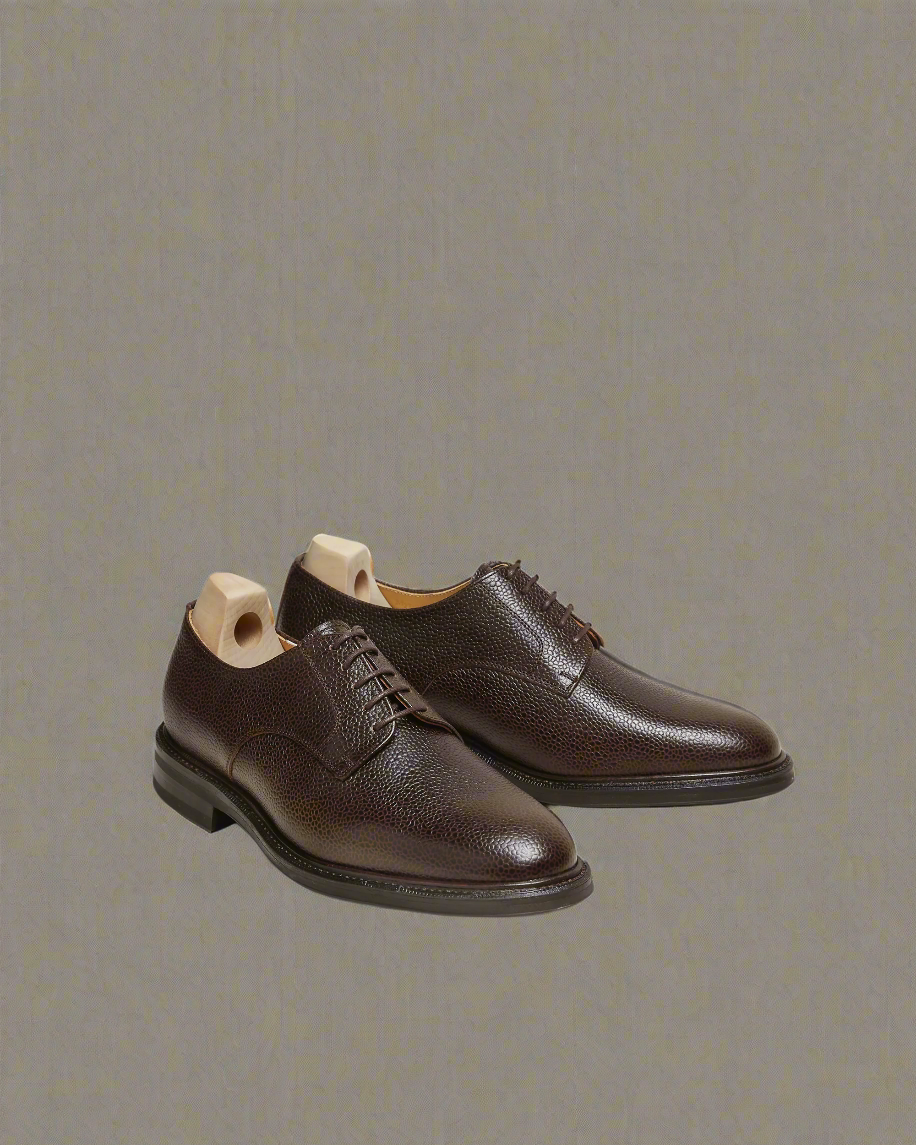 Vellano Boden Dark Brown Leather Derbies