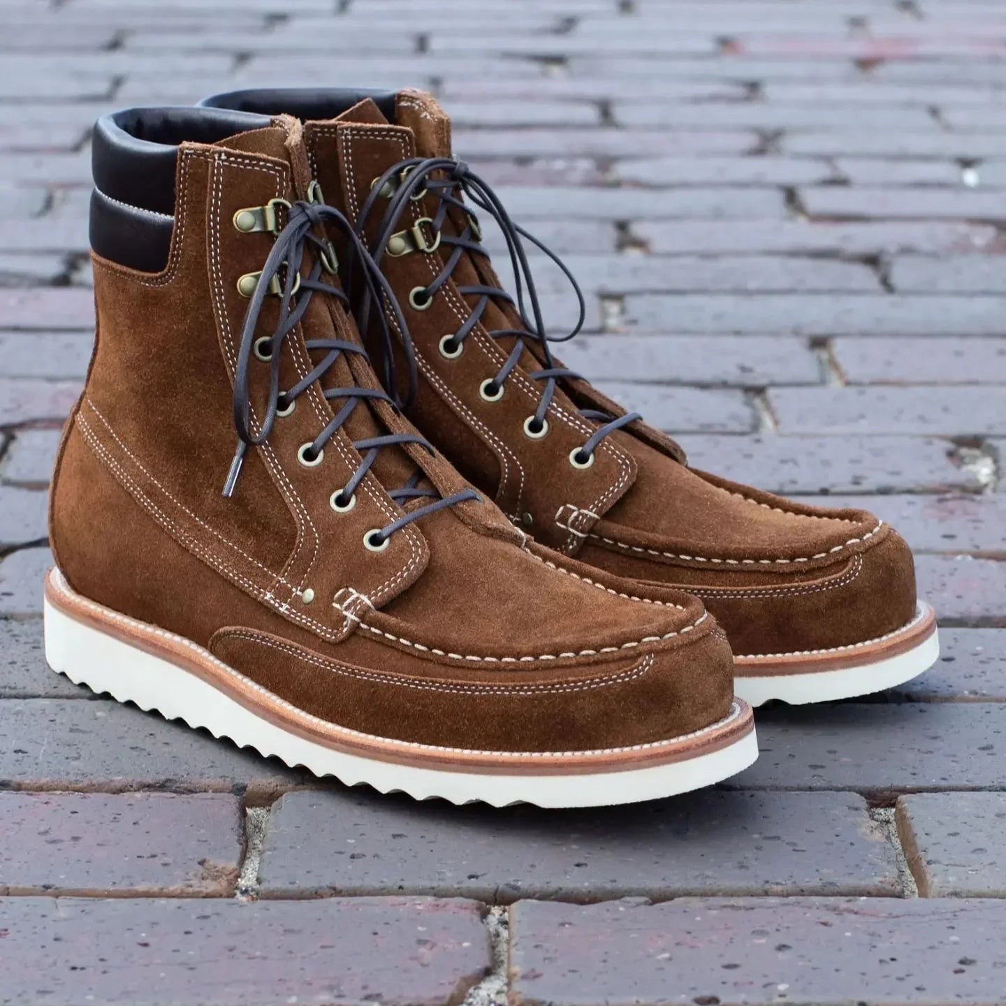 Vellano Brown Suede Raven Ridge Hiking Boots
