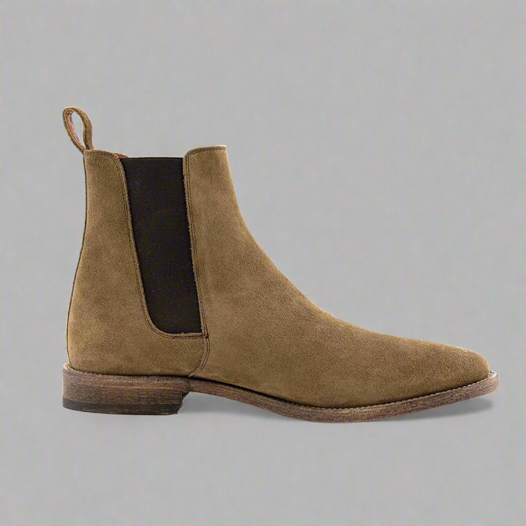 Vellano Sand Suede Chelsea Boots