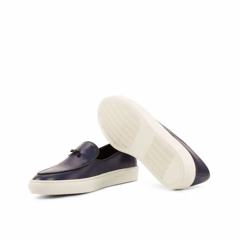Vellano Lewis Navy Blue Belgian Loafer Sneaker