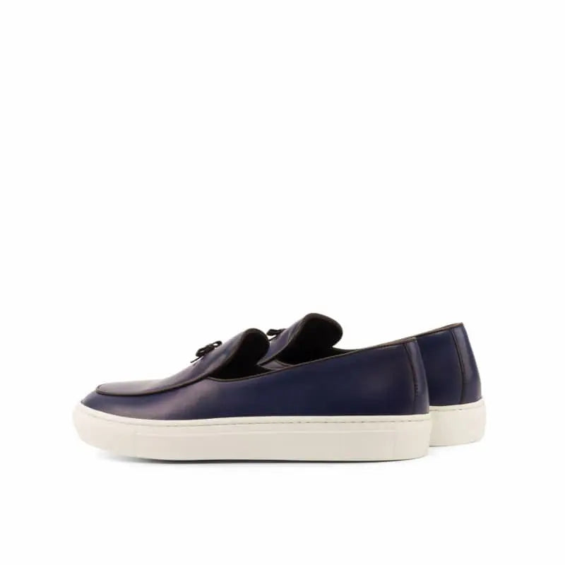 Vellano Lewis Navy Blue Belgian Loafer Sneaker