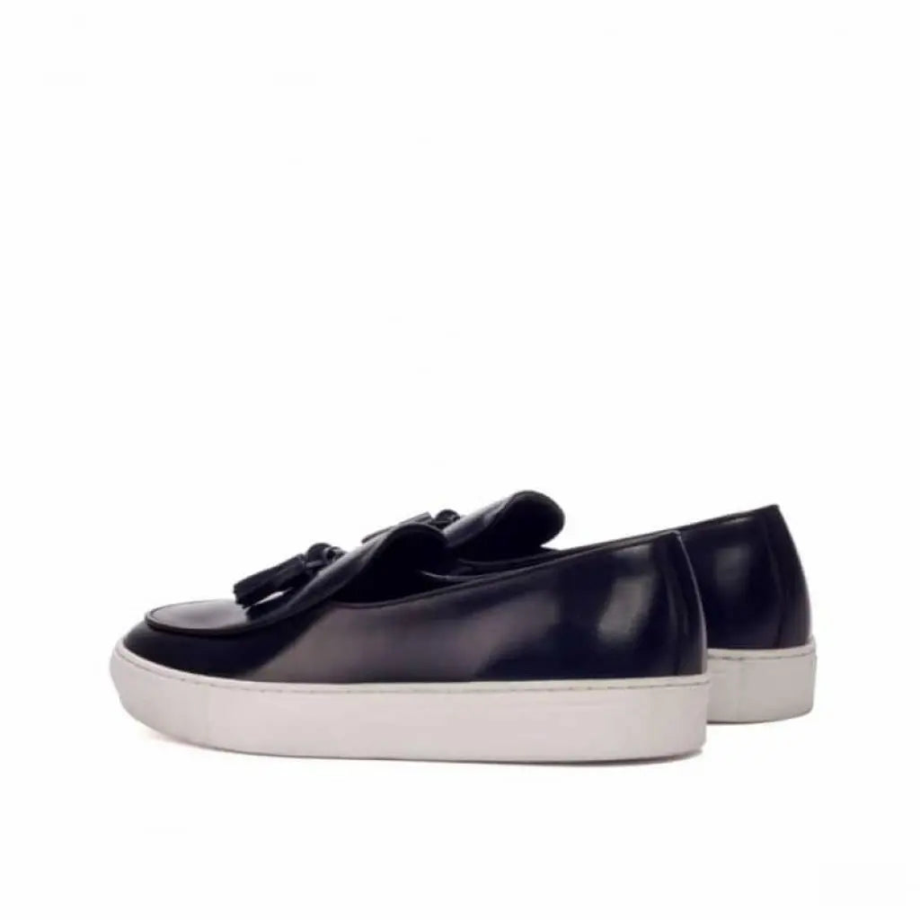 Vellano Mathew Full Black Tassel Loafer Sneaker