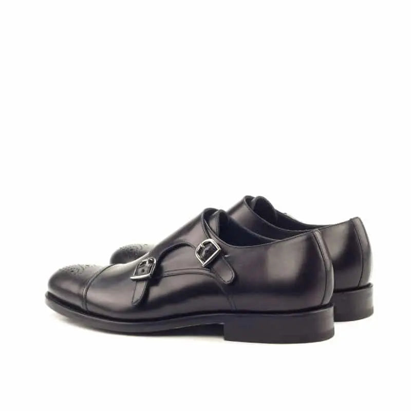 Vellano John Black Double Strap Monk