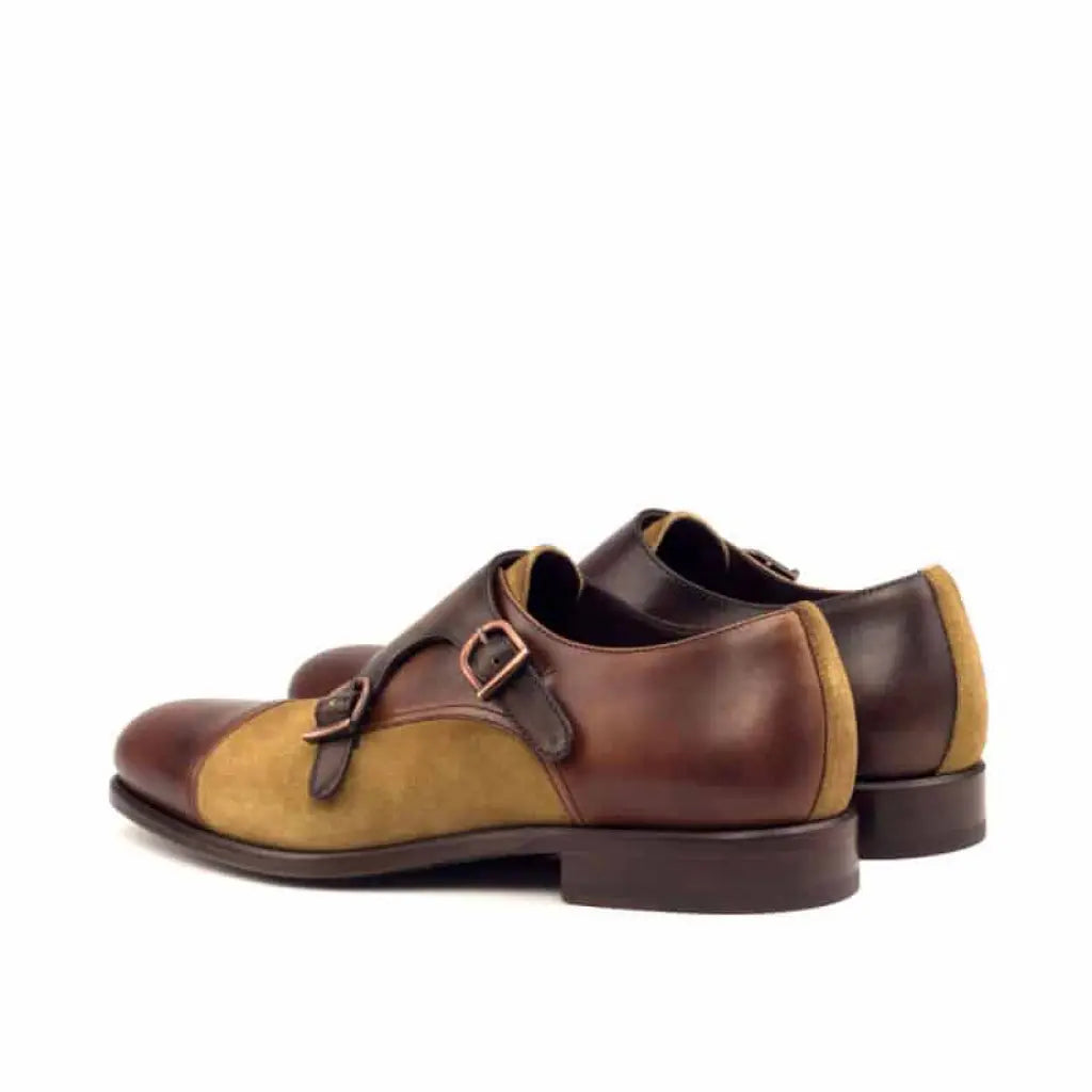 Vellano Brown Crust Mid Suede Monk