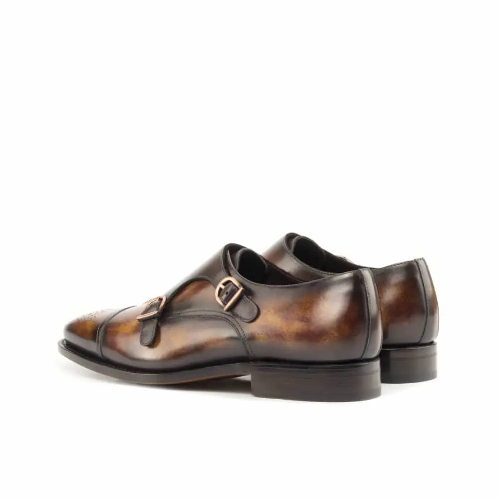 Vellano Cognac Earth Textured Double Monk