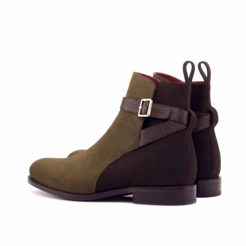 Vellano Olive Brown Suede Jodhpuri Boot