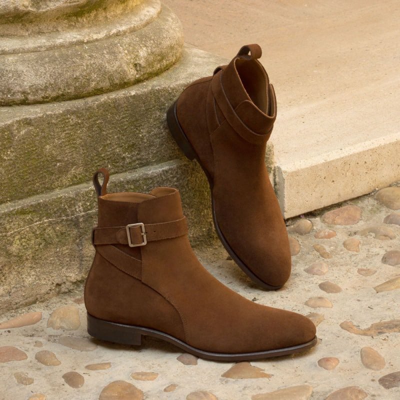 Vellano Coffee Suede Jodhpuri Boot
