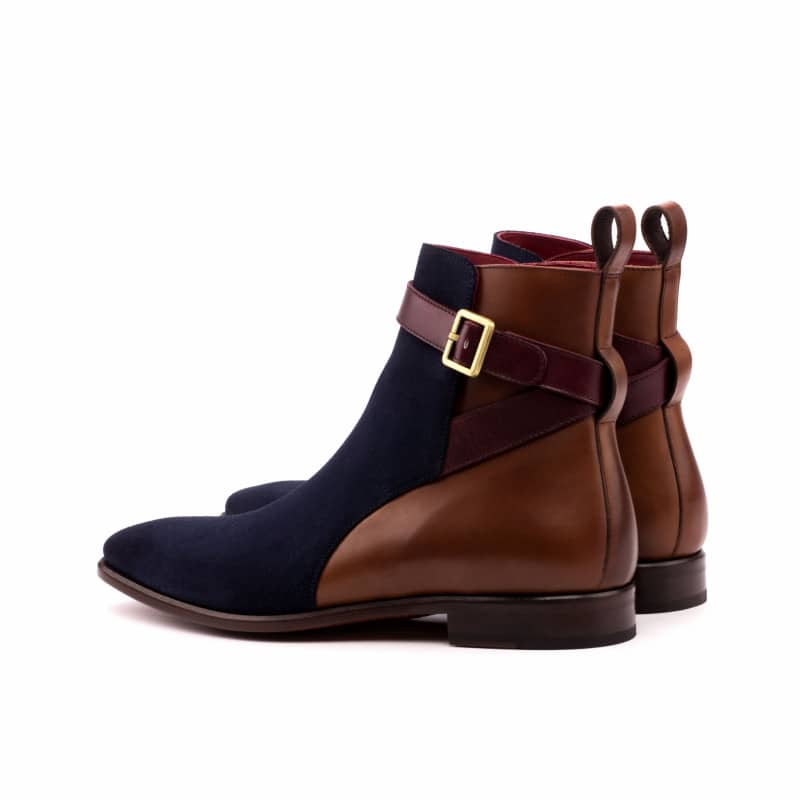 Vellano Navy Cognac Jodhpuri Boot