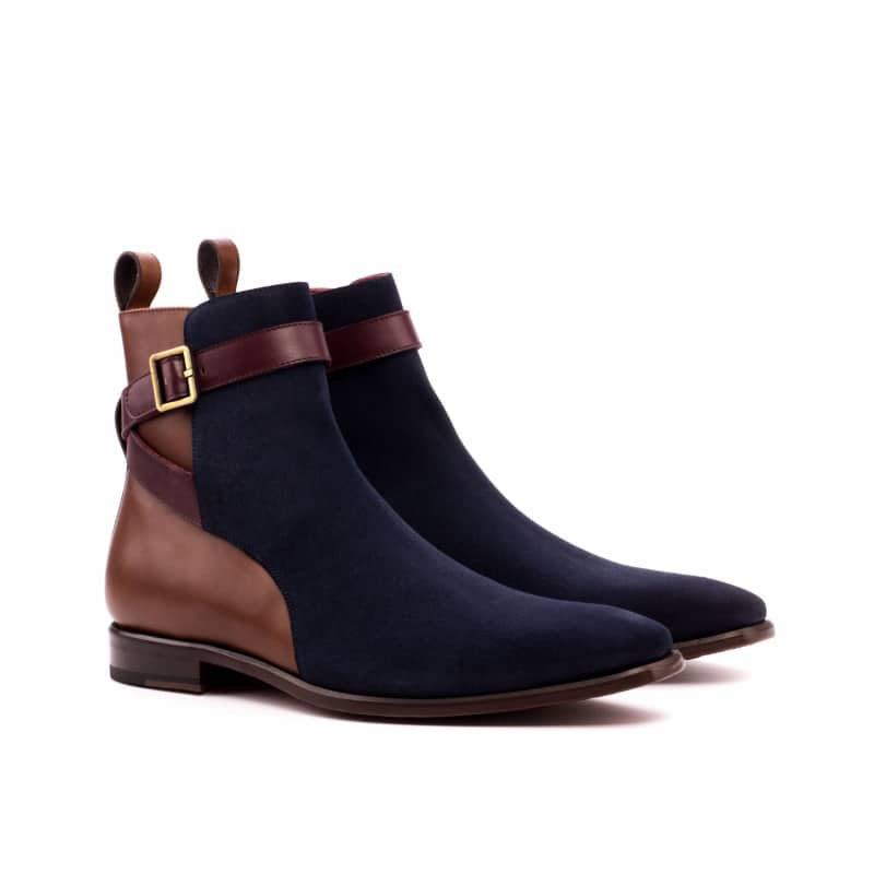Vellano Navy Cognac Jodhpuri Boot
