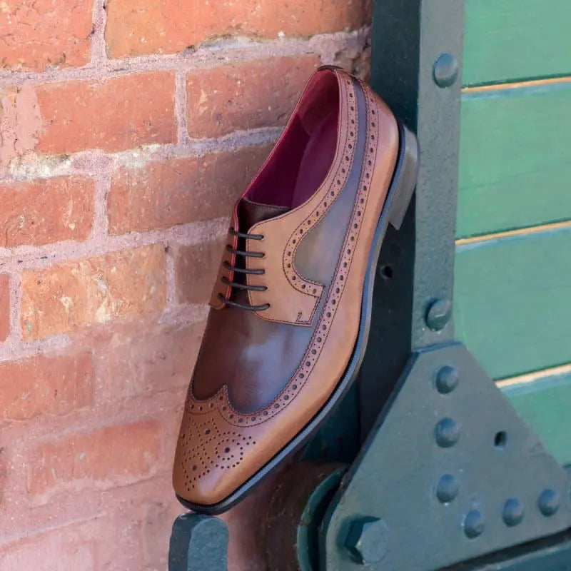 Vellano Richard Long Wing Brogue – Tan Brown