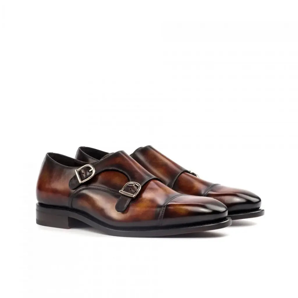 Vellano Dark Cuir Earth Double Monk
