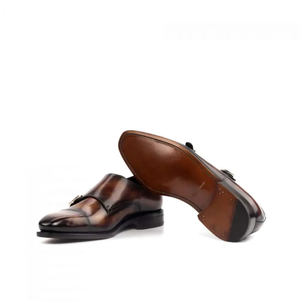Vellano Dark Cuir Earth Double Monk