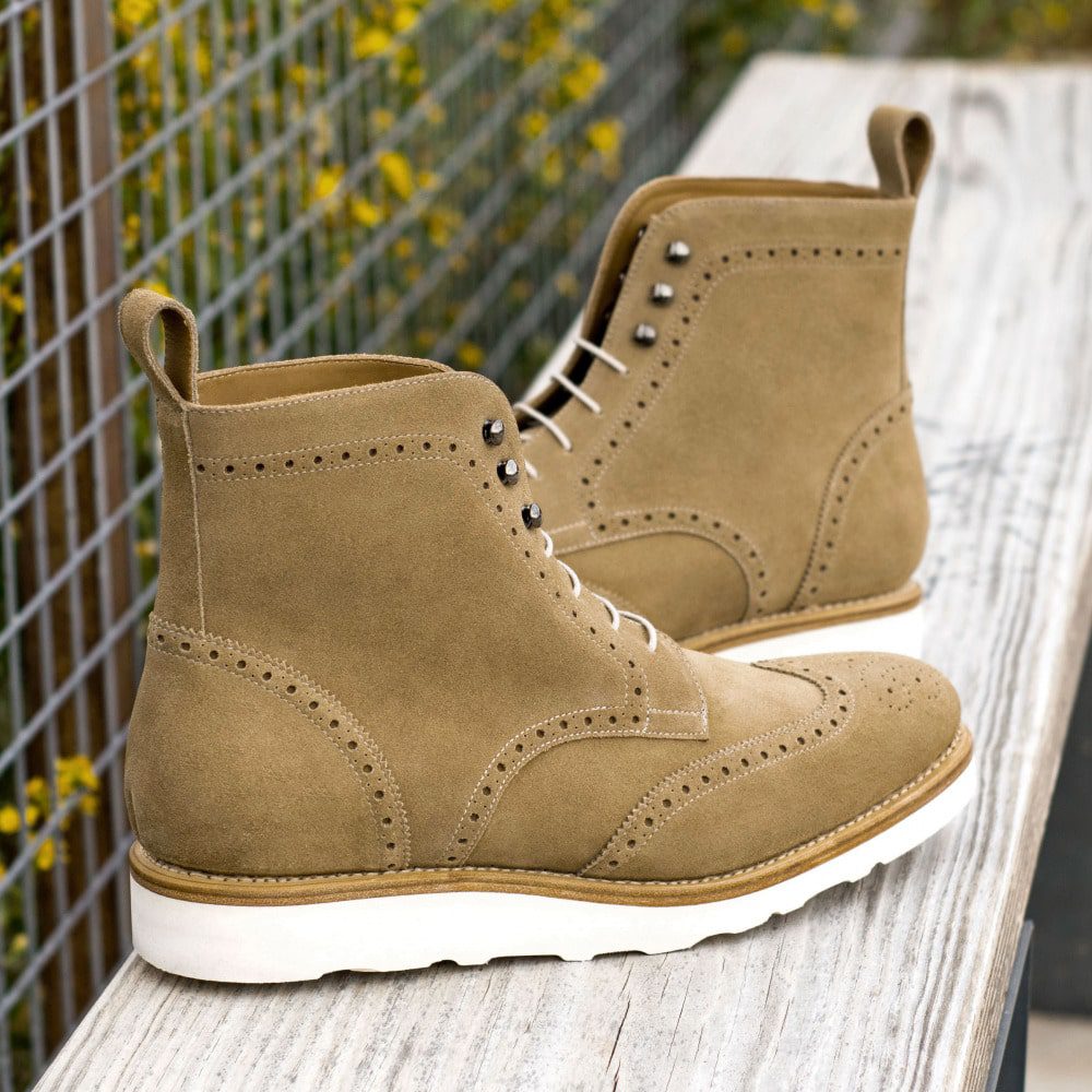 Vellano Light Suede EVA Brogue Boot