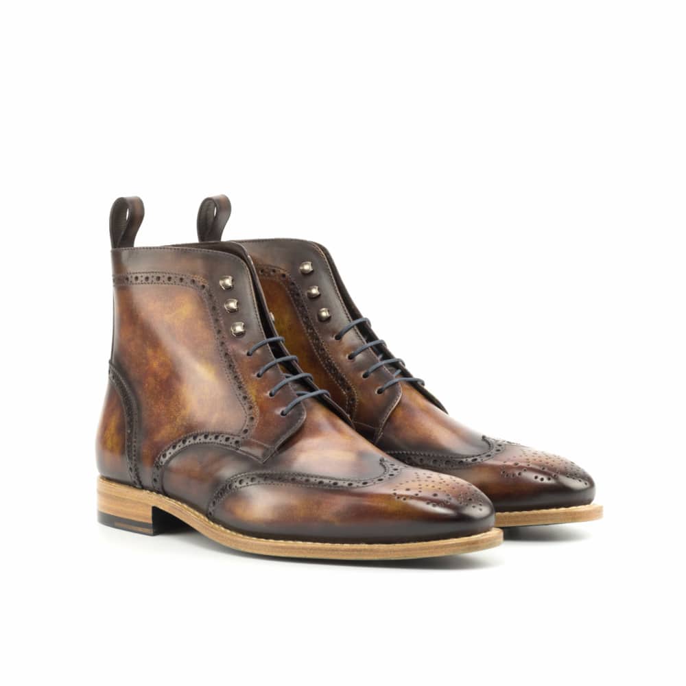 Vellano Fire Earth Brown Brogue Boot