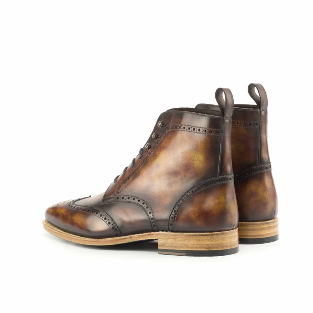 Vellano Fire Earth Brown Brogue Boot