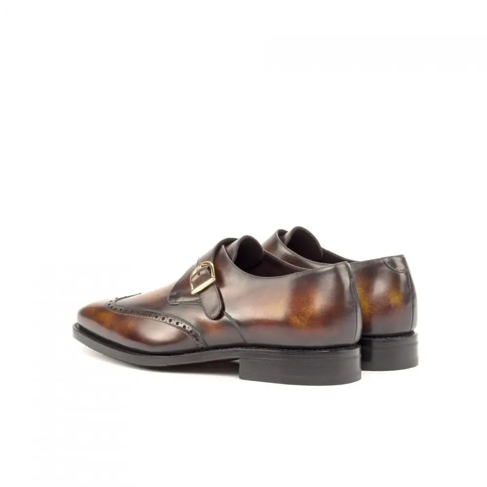 Vellano Brett Earth Brown Brogue Monk