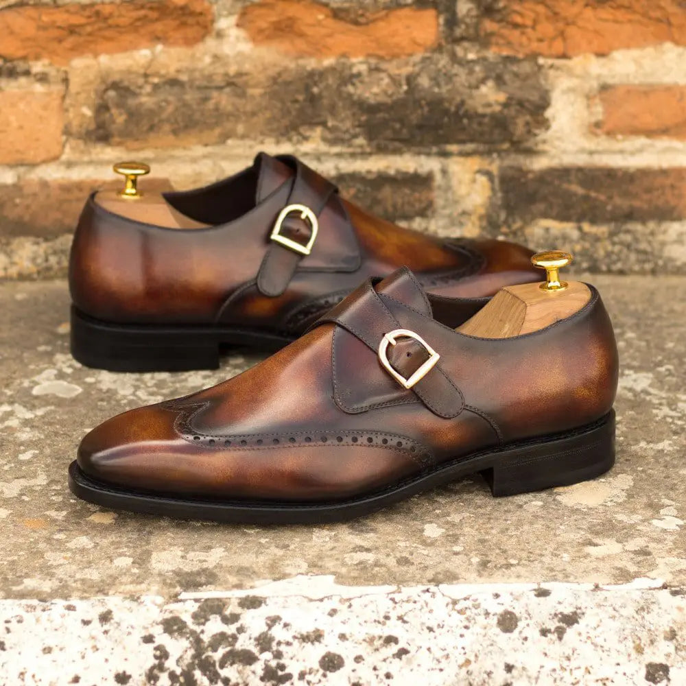 Vellano Brett Earth Brown Brogue Monk