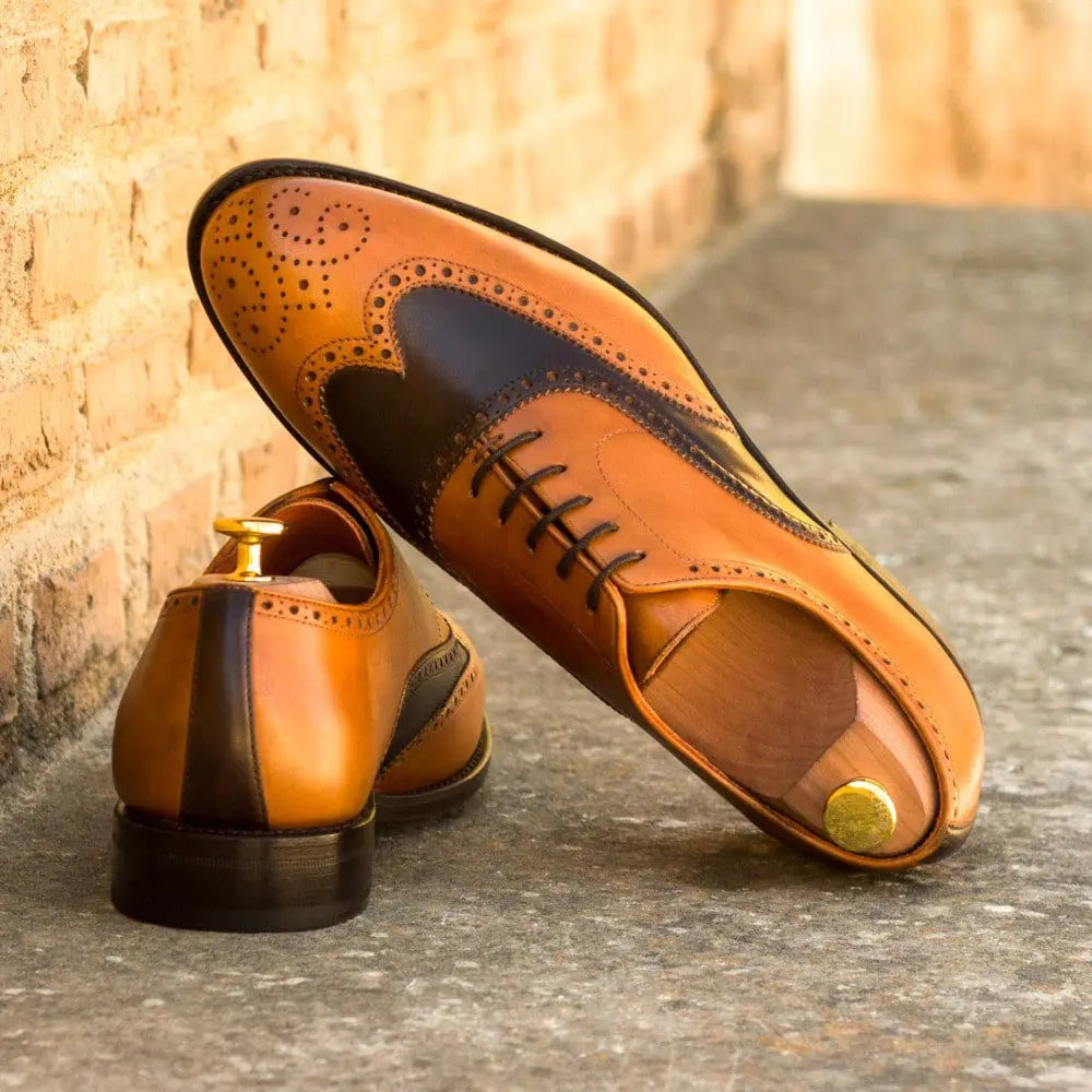 Vellano Double Shade Full Brogue Dress Shoe – Men's Edition