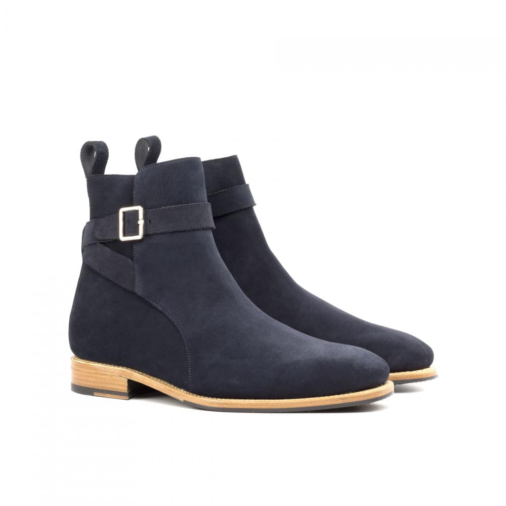 Vellano Navy Suede Jodhpuri Boot